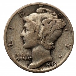 1942 - 1 dime, USA