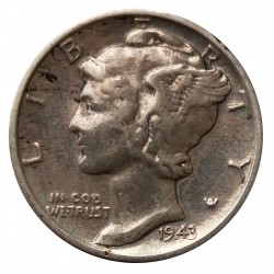1943 D - 1 dime, USA