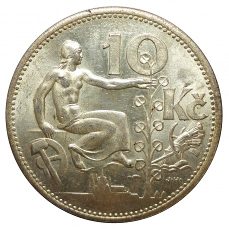 1932 - 10 koruna, J. Horejc, Československo 1918 - 1939