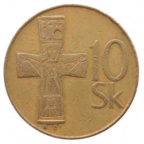 1994 - 10 koruna, Slovensko 1993 - 2008