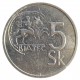 1994 - 5 koruna, Slovensko 1993 - 2008