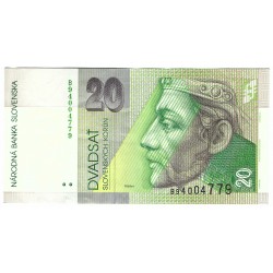 20 Sk 1997 B, bankovka, Slovenská republika, F, 779