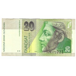 20 Sk 2001 S, bankovka, Slovenská republika, VG, 021