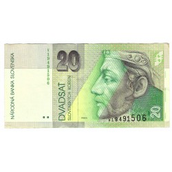 20 Sk 2006 V, bankovka, Slovenská republika, VG, 506