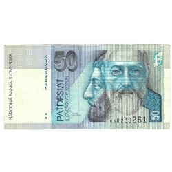 50 Sk 2002 K, bankovka, Slovenská republika, VG, 261