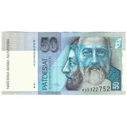 50 Sk 2002 K, bankovka, Slovenská republika, F, 752