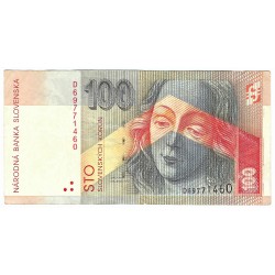 100 Sk 1996 D, bankovka, Slovenská republika, VG, 460