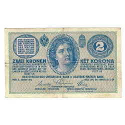 2 K - 1914, C 1448 , Rakúsko - Uhorsko, VG