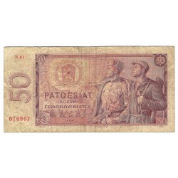 50 Kčs - 1964, N 83, Československo, VG, 967
