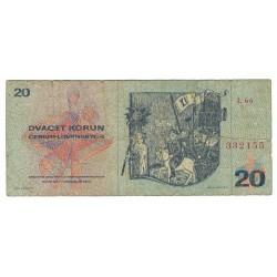 20 Kčs 1970, L 66, Československo, G, 155