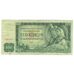 100 Kčs - 1961, P 01, Československo, VG, 477