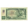 100 Kčs 1961, G 80, kolok 1993, Slovensko, VG, 115