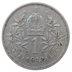 1912 b.z. - 1 koruna, František Jozef I. 1848 - 1916