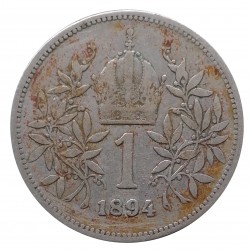 1894 b.z. - 1 koruna, František Jozef I. 1848 - 1916