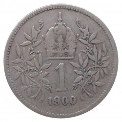 1900 b.z. - 1 koruna, František Jozef I. 1848 - 1916