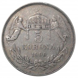 1900 K.B. - 5 koruna, František Jozef I. 1848 - 1916