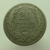 1892 K.B. - 20 fillér, František Jozef I. 1848 - 1916