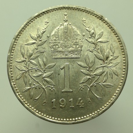 1914 b.z. - 1 koruna, František Jozef I. 1848 - 1916