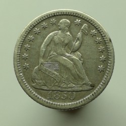 1850 - 1/2 dime, USA