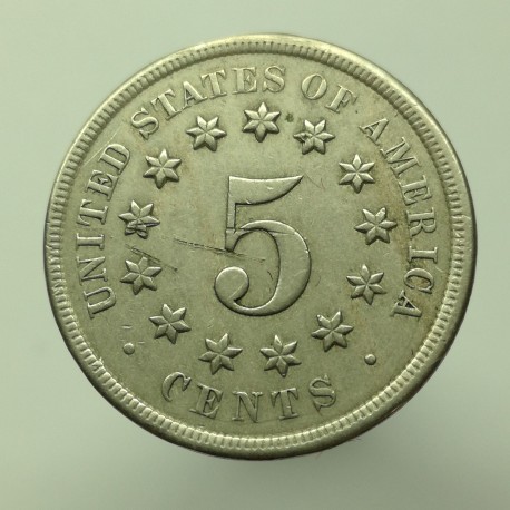 1868 - 5 cents, USA