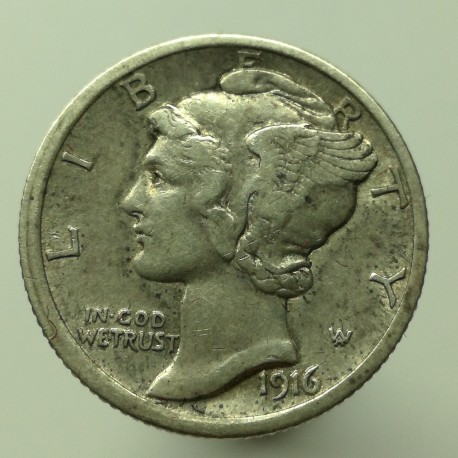 1916 - 1 dime, USA