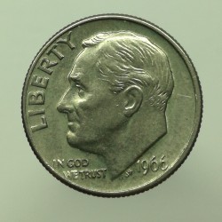1966 - 1 dime, USA