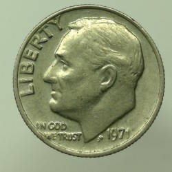 1971 - 1 dime, USA
