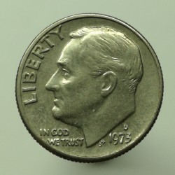 1973 D - 1 dime, USA