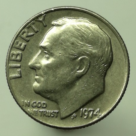 1974 - 1 dime, USA