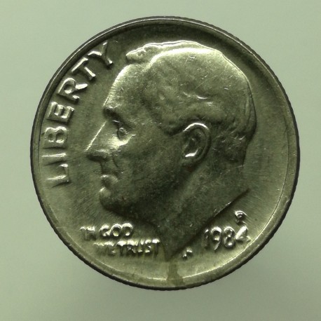 1984 P - 1 dime, USA