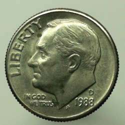 1988 D - 1 dime, USA