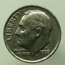 1988 P - 1 dime, USA