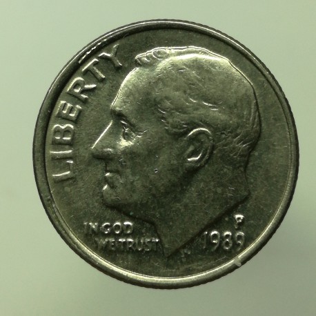 1989 P - 1 dime, USA