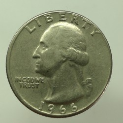 1966 - 1/4 dollar, USA