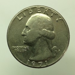 1971 D - 1/4 dollar, USA