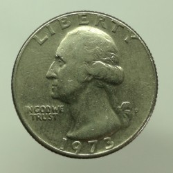 1973 D - 1/4 dollar, USA