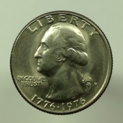 1776 - 1976 D - 1/4 dollar, USA