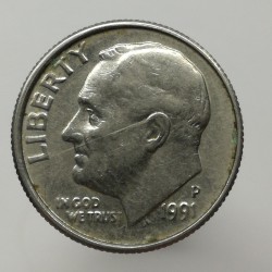 1991 P - 1 dime, USA