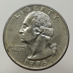 1996 D - 1/4 dollar, USA