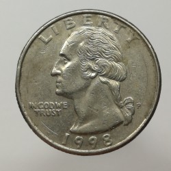 1998 P - 1/4 dollar, USA