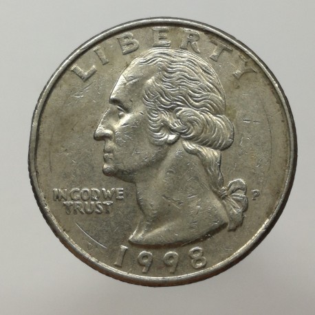 1998 P - 1/4 dollar, USA