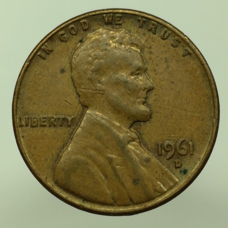 1961 D - 1 cent, USA