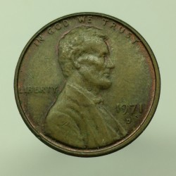 1971 D - 1 cent, USA