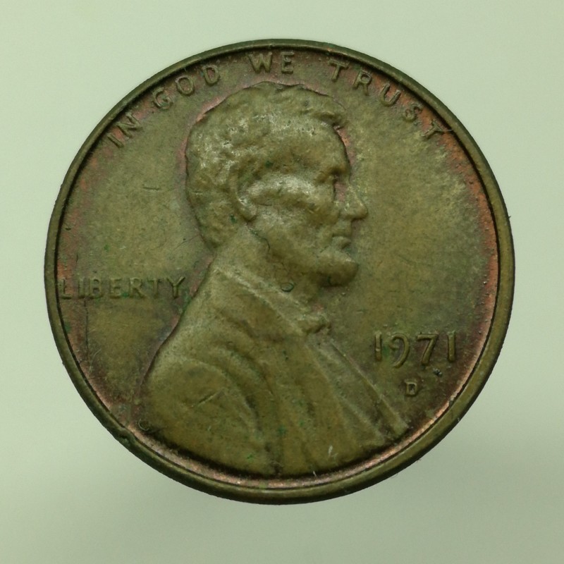 1971 D - 1 cent, USA |minceabankovky.sk