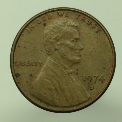 1974 D - 1 cent, USA