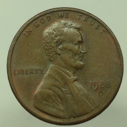 1988 D - 1 cent, USA