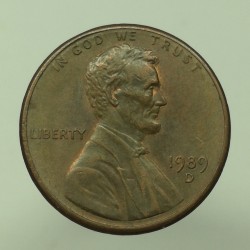 1989 D - 1 cent, USA