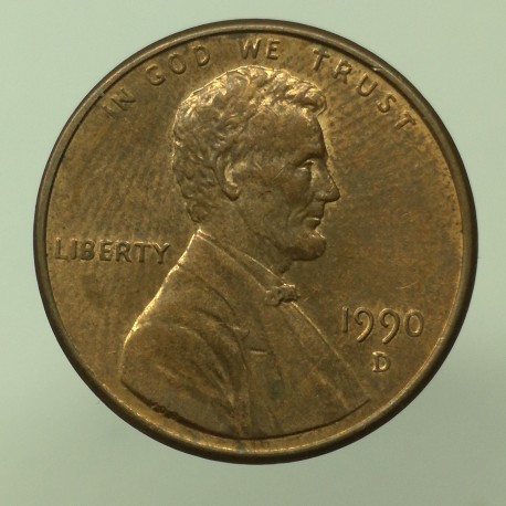 1990 D - 1 cent, USA