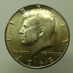 1968 D - 1/2 dollar, KENNEDY, USA