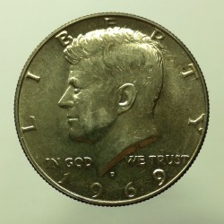 1969 D - 1/2 dollar, KENNEDY, USA